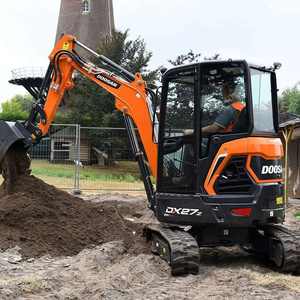 Top Brand Doosan DX27 Crawler Type Excavator Construction Machinery 3 Ton Light Duty Excavator - Product Image 4