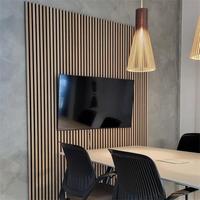 Panneaux acoustiques décoratifs en MDF de haute qualité, panneaux absorbants pour murs, grille insonorisante