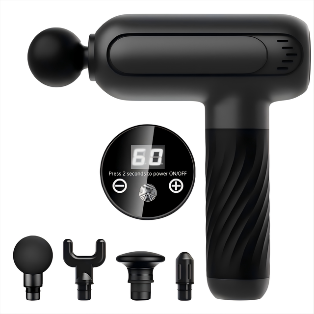 Phenitech Upgrade Quiet Portable Professional Massage Gun Vibration Relax Pistola Masajeadora Sport Deep Tissue Massage Gun
