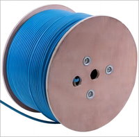 Nuevo Cable LAN Cat6 U/UTP de 0.54mm con Conductor Sólido, 24AWG, PVC, 1000 pies, Cable Ethernet para Comunicación por Internet
