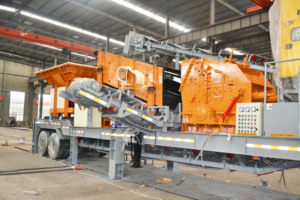 40-60tph Móvil Trituradora de mandíbula y trituradora de impacto planta de trituración y cribado móvil portátil trituradora de piedra - Product Image 5