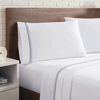 Linge de lit d'hôtel de luxe 5 étoiles 100% coton satiné Ensemble de literie d'hôtel Draps de lit d'hôtel