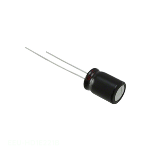 Condensateur à traversée de canal, à électrolyte, en aluminium, 220 µF, 20 %, 25 V, radial, TH EEU-HD1E221B - Product Image 1