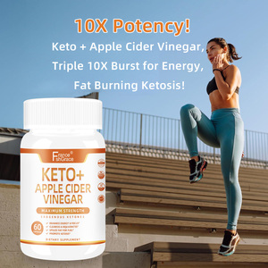 Keto integratore di Vinega di sidro di mele per uomini e donne supporta l'utilizzo di grassi per carburante 60 capsule Keto capsule di aceto di sidro di mele - Product Image 2