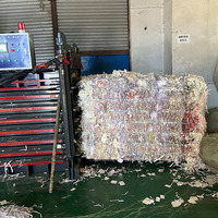 Presse à balles hydraulique pour déchets de mousse, machine compacteuse de déchets, machine d'emballage de bouteilles en plastique PET