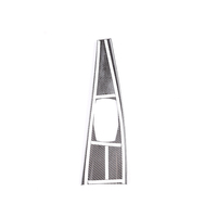 Couverture décorative du panneau multimédia de la console centrale en fibre de carbone véritable pour BMW Série 3 4 F30 F33 F34 F36 Accessoires intérieurs de voiture