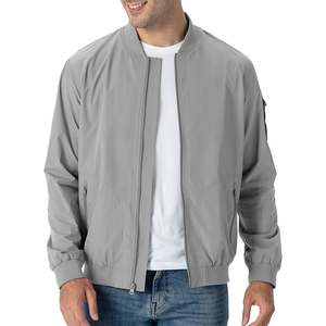 Homens Premium poliéster voo <span class=keywords><strong>Jacket</strong></span> All-Weather Outdoor <span class=keywords><strong>Bomber</strong></span> Clothing respirável tecido de alta qualidade tingido padrão-decorado - Product Image 5