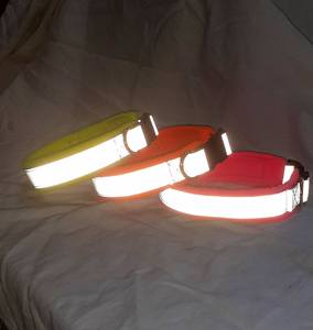 Collar Ajustable Personalizado para Perro, Forrado de Felpa, Diseño Sólido, Reflectante de Alta Visibilidad, Amarillo Neón Fluorescente, Naranja, Rosa - Product Image 2