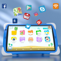 Tablette éducative portable Android 12 de 10 pouces, 2 Go de RAM, 32 Go de ROM, 5000 mAh, pour enfants, tablette d'apprentissage pour enfants