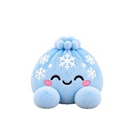 Peluche de Noël en forme de boulette, jouet à presser doux et moelleux, anti-stress, cadeau, souvenir de fête