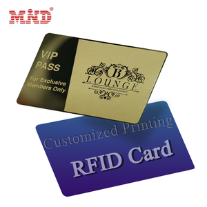 Tarjeta de visita digital a precio de fábrica Tap QR Code Social Reviews VIP Metal NFC Tarjeta RFID <span class=keywords><strong>con</strong></span> tarjetas de plástico de PVC 1K - Product Image 1