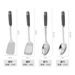 Stainless Steel Kitchenware Set 5 Pieces Multifunctional <b>Cooking</b> Tools For Home Use With Comfortable Handle - Product Image 3