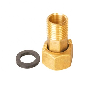 <span class=keywords><strong>1</strong></span>/2Inch Brass Đồng Hồ Nước Kết Nối Đuôi Kết Nối Công Đoàn Không Trở Lại Van - Product Image 1