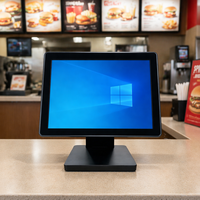 Système POS 15 pouces en gros, Windows, processeurs Intel I7 I5 I3, 8 Go de RAM, 128 Go de SSD, terminal POS tout-en-un pour restaurant