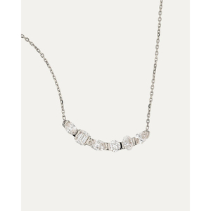 Collar con Colgante de Oro de 14K/18K/22K Más Vendido, 1.61 CT, Piedras Laterales, Corte Brillante, Diamante Personalizable, Cultivado en Laboratorio, Claridad VVS-SI - Product Image 5