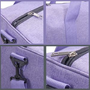 Bolsa de Viaje Plegable Moderna de Gran Capacidad de Poliéster con Correa para el Hombro y Asas Superiores, para Almacenamiento en Viajes Cortos, Estilo Bandolera - Product Image 3