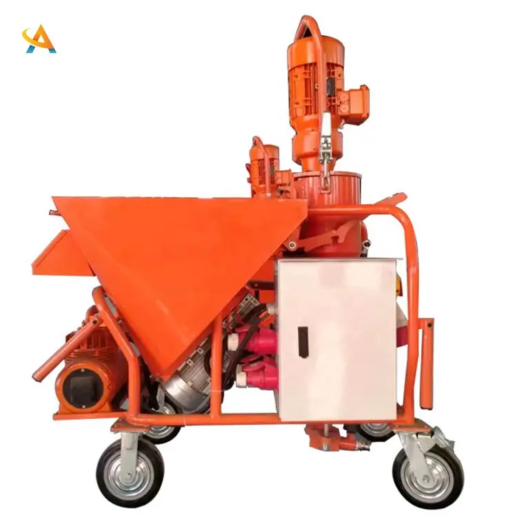 Dry Mix Plastering Machine Mortar Cement Gypsum Base Spray Plastering Machine