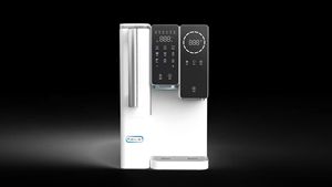 Distributeur d'eau de comptoir RO élégant purificateur d'eau électrique fabrication de glace avec machine à glaçons intégrée purificateur d'eau à usage domestique - Product Image 6