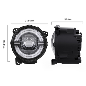 9inch Đèn Pha Gắn Chân đế có thể điều chỉnh Chùm tia góc ánh sáng tự động cho Jeep Wrangler JL 9 ''đầu ánh sáng cho Jeep Đấu sĩ 2020 - Product Image 2
