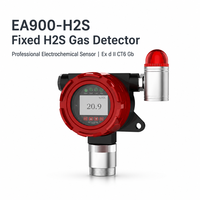 EA900-H2S Detektor Gas H2S Tetap Sensor Elektrokimia Ex d II CT6 Gb Tahan Ledakan IP66 Tahan Air Akurasi Tinggi Suara & Lampu