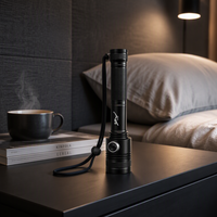 Lampe de plongée LED P70 étanche IPX6, coque en alliage d'aluminium, 3 modes de luminosité, trou pour cordon, pour la plongée en apnée et la plongée sous-marine
