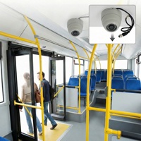 Caméra de bus scolaire thermique DVR vidéo Full HD 1080P WDR à montage mural avant pour usine