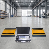 Balance de camion portable à 2/4/6 plateformes 30*40cm, affichage LED/LCD, filaire/sans fil, facile à transporter, OEM/ODM