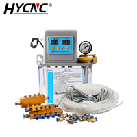 Lubrificateur électrique automatique HYCNC 220V avec contrôle par minuterie, pompe à piston haute pression et affichage LED pour machine de fraisage CNC