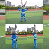 Vêtements de fête de Pâques tenues scène performance adulte hommes fête décor lapin de Pâques Costume Cosplay Costume lapin mascotte Costume