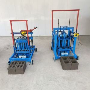 Mesin pembuat bata beton Diesel Manual, mesin pembuat bata blok beton berongga Harga - Product Image 2