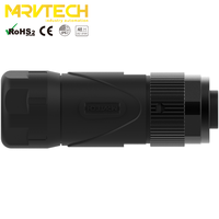 Marvtech femelle étanche droite mini change 7/8 assemblage filaire de champ prise de connecteur d'alimentation industrielle