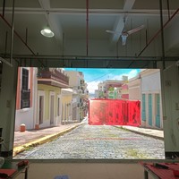 Panneau mural vidéo LED à pas fixe de 2.5mm, église Pantalla géant Smd pleine couleur