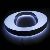 GFace Offre Spéciale Enseigne Lumineuse LED 3D Personnalisée à Effet Latéral en Acrylique, Étanche, pour Décoration de Marque de Boutique
