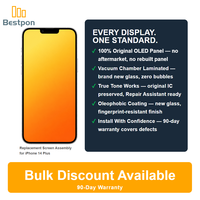 Remplacement pour écran OLED d'iPhone 14 Plus, assemblage remis à neuf avec verre remplaqué, panneau et circuit intégré d'origine, grade A