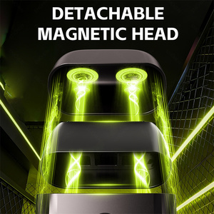 नया कस्टम ट्रिपल ब्लेड ipx7 वाटरप्रूफ इलेक्ट्रिक पोर्टेबल नाई फ्यूइल शेवर पुरुषों का फेस बॉडी उपयोग 8000 आरपीएम घरेलू यात्रा आरपीएम घरेलू यात्रा आरवी - Product Image 5