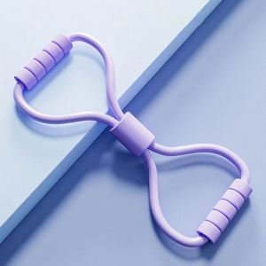 Bande de Résistance Yoga en Forme de 8 pour Étirement Musculaire, Épaules, Dos, Fitness, Corde de Tension Portable, Bande de Traction - Product Image 4