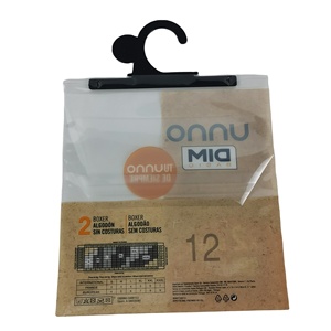 Biancheria intima del <span class=keywords><strong>Pugile</strong></span> di Imballaggio gancio del sacchetto con patta - Product Image 2