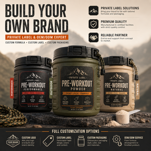 Suplemento <span class=keywords><strong>Pre</strong></span>-Entrenamiento Vegano para Adultos de Marca Privada, Polvo de Alta Proteína 360g, Fórmula Personalizada para Energía, Concentración y Resistencia, para Gimnasio y Fitness, a Granel - Product Image 2