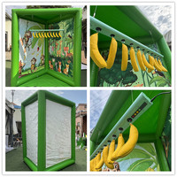 Jeux gonflables interactifs de team building : Attrape la banane pour location événementielle