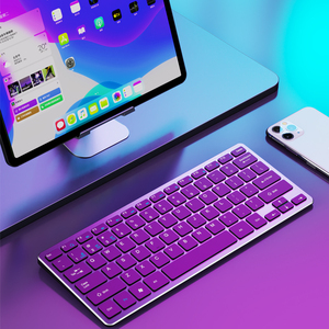 Factory Hot Selling Compatible 78-key Mini Wireless Bt Ergonomic Ultra Thin Aluminium + Abs Black <b>Keyboard</b> Mouse in Stock 780b - Product Image 6