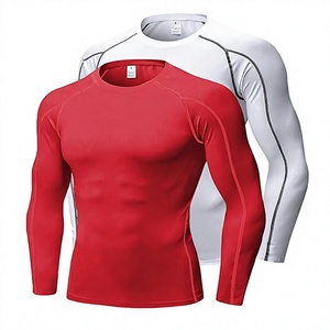 Men's Compression Long Sleeve Performance Shirt Premium Quick Dry Compression Base <b>Layer</b> <b>Top</b> Men's Athletic Compression Training - Product Image 1