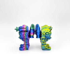 Figurines de dinosaures imprimées en 3D personnalisées de haute qualité, collection de figurines mignonnes, figurines d'action en plastique OEM, directement de l'usine, design exclusif - Product Image 5
