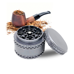 מותאם אישית לוגו חדש 4 שכבות אלומיניום צמחים טבק הרב מטחנות מגנט מטחנות עישון - Product Image 1