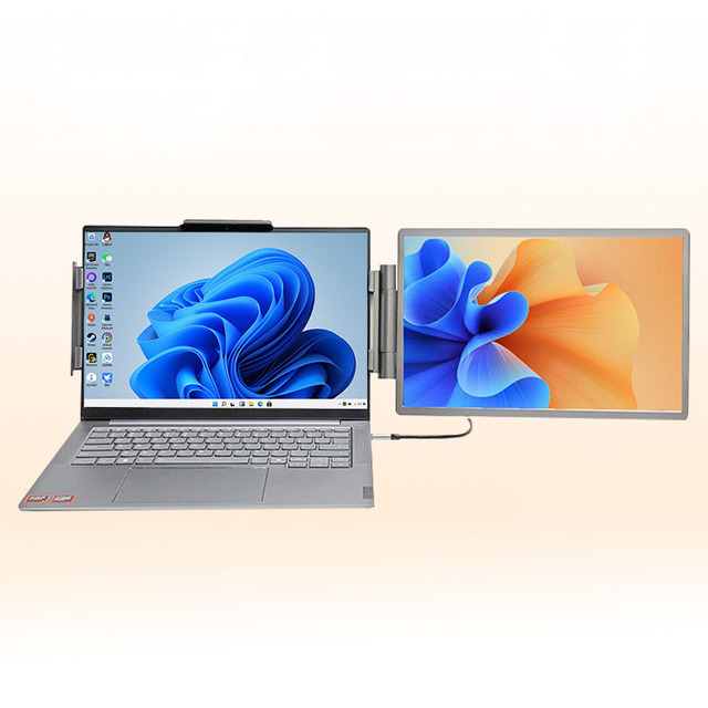 14 Inch Portable Monitors 1200P HDR External Screen for Laptop XBox PS4 5 Switch, Second Display Compatible with 14-17.3 Laptops