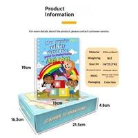 Cuaderno de práctica de caligrafía con ranuras para transición de preescolar a primaria, edición francesa transfronteriza, papel para control del uso del lápiz para estudiantes