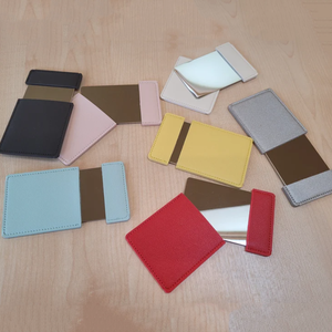 Pocket Makeup Vanity <strong>Mirror</strong> Stainless Steel Gold <strong>Compact</strong> <strong>Mirror</strong> Personalized <strong>Designer</strong> <strong>Compact</strong> <strong>Mirror</strong> for Girlfriend Mom - Product Image 3