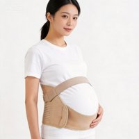 Ceinture de maternité ajustable 3-en-1 en coton pour femmes enceintes, avec bretelle détachable, protection de base, utilisable toutes saisons, soutien
