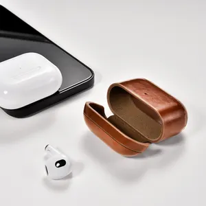 ICARER Новые поступления для AirPods 3, роскошный кожаный чехол для беспроводных наушников AirPods 3