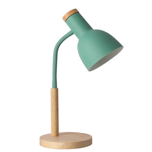 Lámpara de Escritorio LED Nórdica con Diseño Creativo Simple, Amigable con la Vista, para Dormitorios Universitarios, Lámpara de Noche con Pantalla Negra, Certificación ROHS - Product Image 2