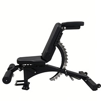 Banc de musculation commercial réglable à 3 segments Dragon Spine, multifonctionnel pour développés couchés, exercices avec haltères et sit-ups